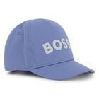 Boys Blue Logo Cap, 2, hi-res
