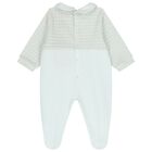 Baby Boys Blue Logo Babygrow, 2, hi-res