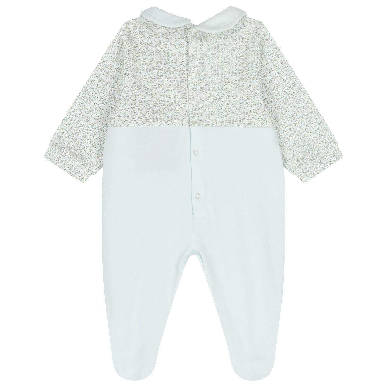 Baby Boys Blue Logo Babygrow, 2, hi-res