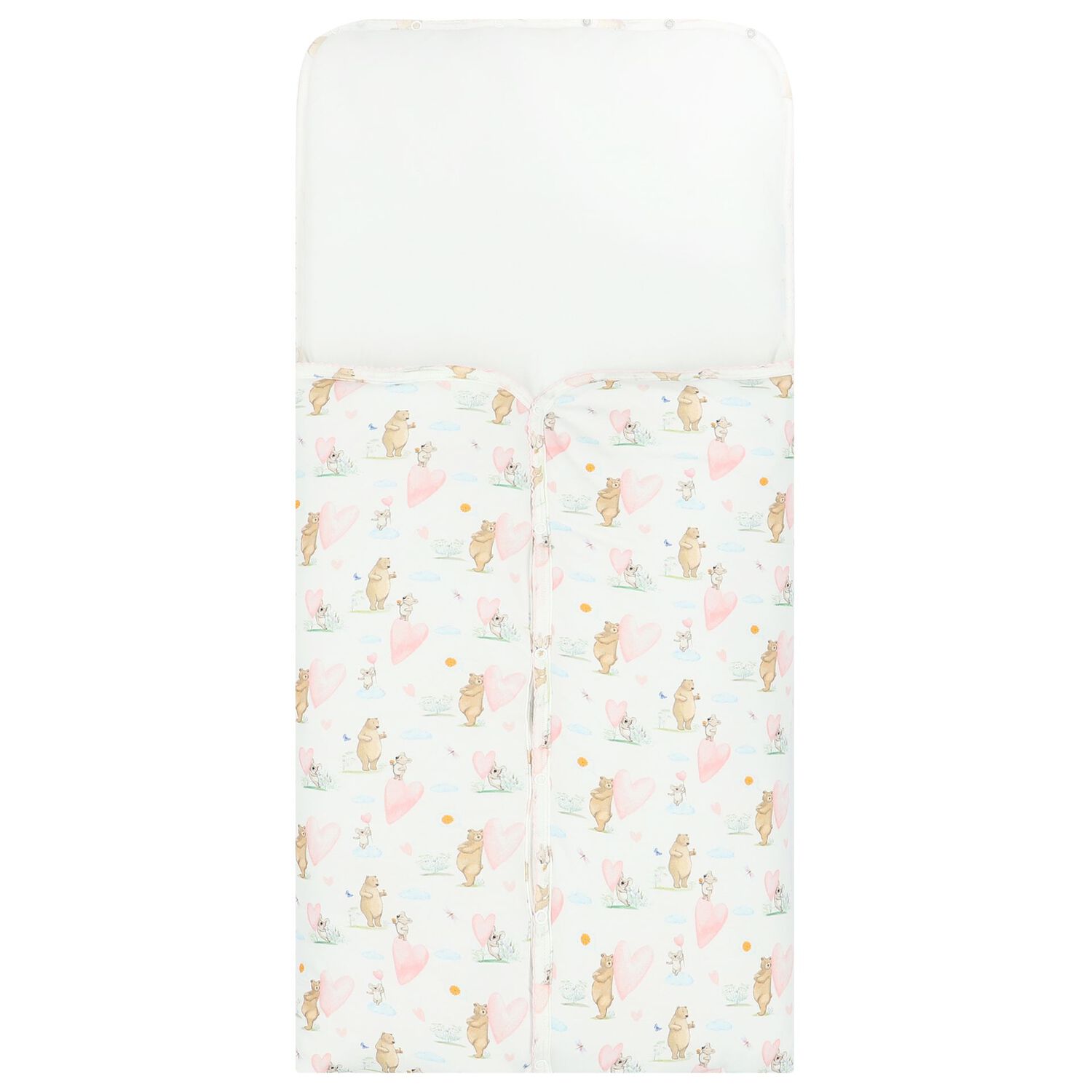 Baby Girls White Hearts Nest, 1, hi-res image number null