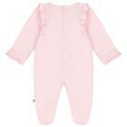 Baby Girls Pink & Gold Logo Babygrow Gift Set, 1, hi-res