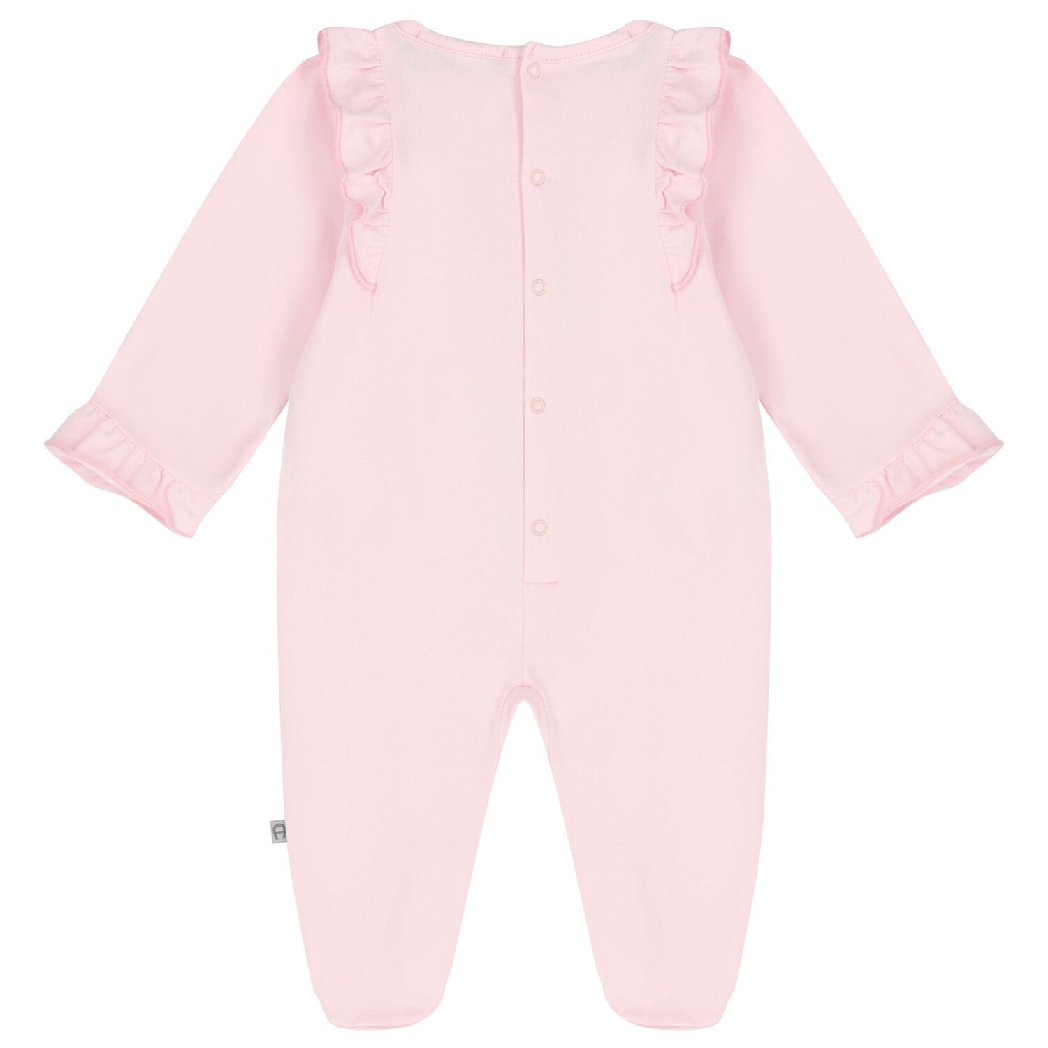 Baby Girls Pink & Gold Logo Babygrow Gift Set, 1, hi-res