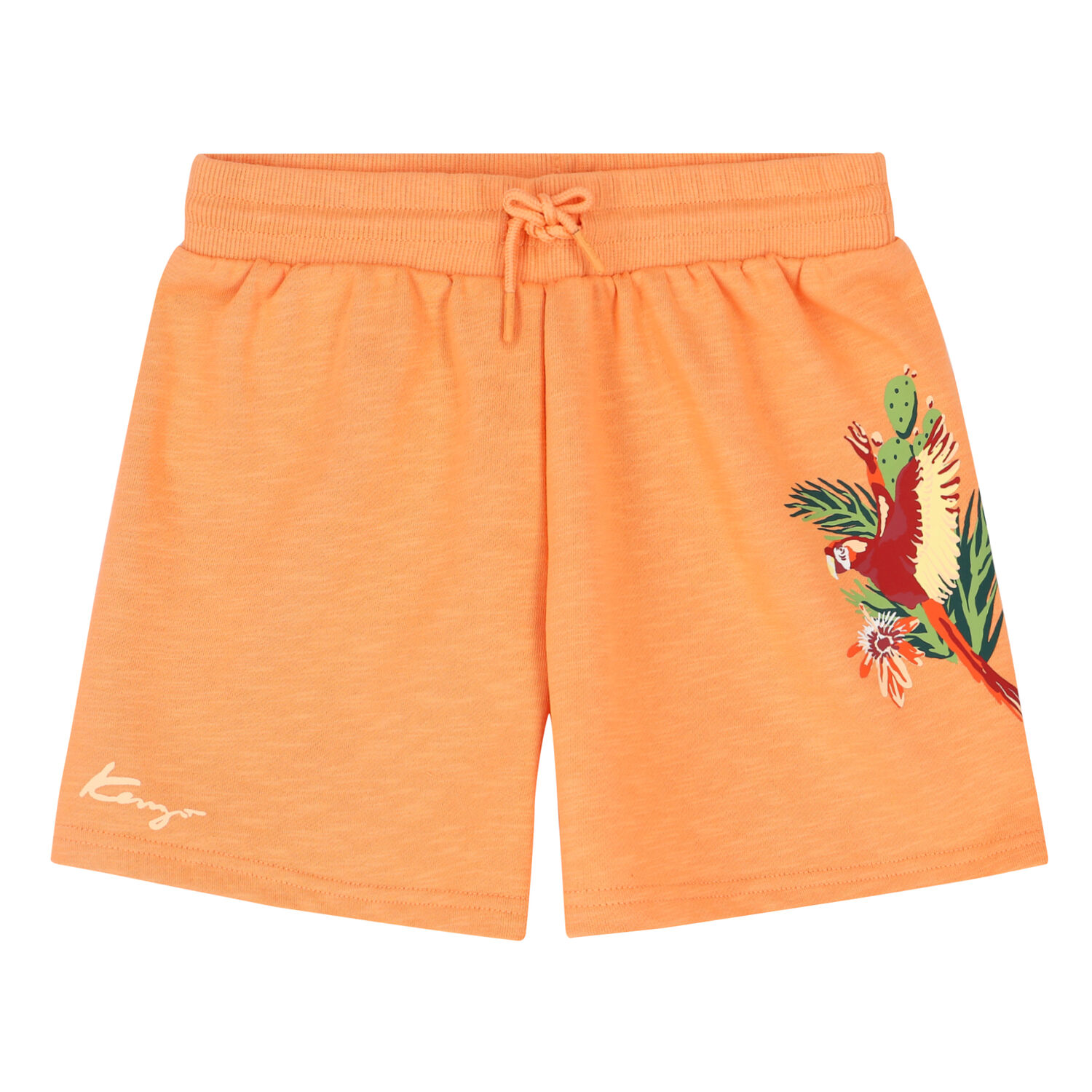 Girls Orange Logo Shorts, 1, hi-res image number null
