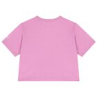 Girls Pink Logo Shorts Set, 1, hi-res