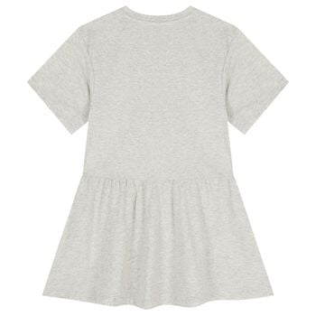 Girls Grey Tiger Logo Dress