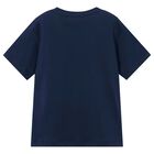 Boys Navy Blue Logo T-Shirt, 4, hi-res