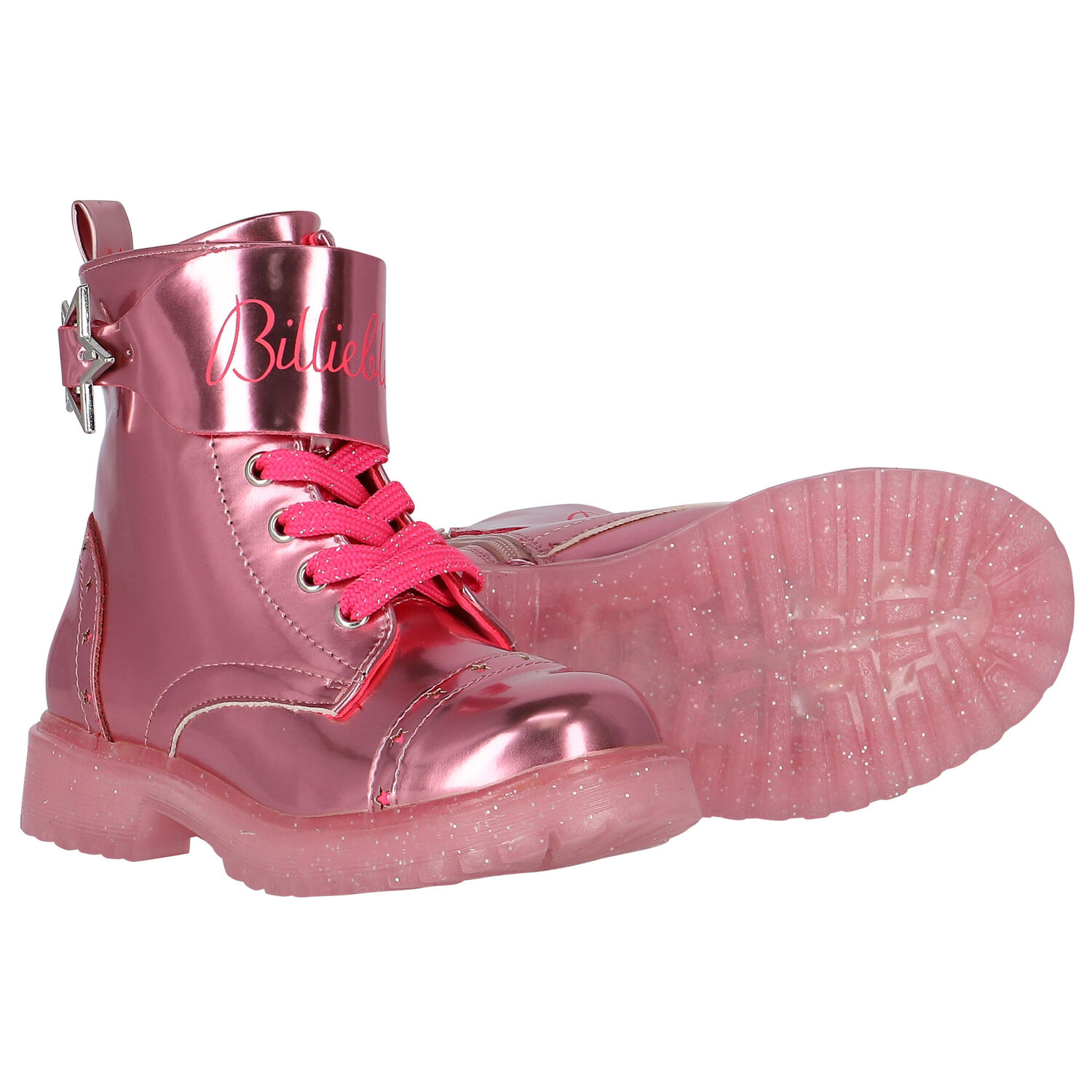 Girls Pink Logo Boots, 1, hi-res image number null