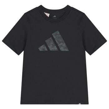 Boys Black Logo T-Shirt