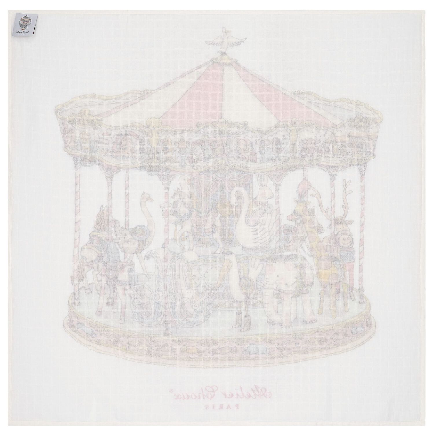 طقم هدايا سجنتشر كاريه  باللون الأبيض والوردي للبنات الصغار , 1, hi-res