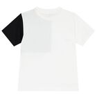 White & Black Logo T-Shirt, 1, hi-res