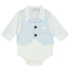 طقم هدية باللون الازرق والابيض للاولاد, 1, hi-res