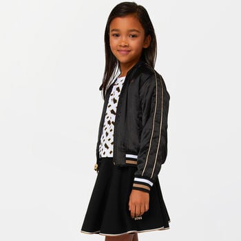 تيشيرت بنات بالشعار باللون الابيض