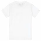 Boys White Logo T-Shirt, 1, hi-res