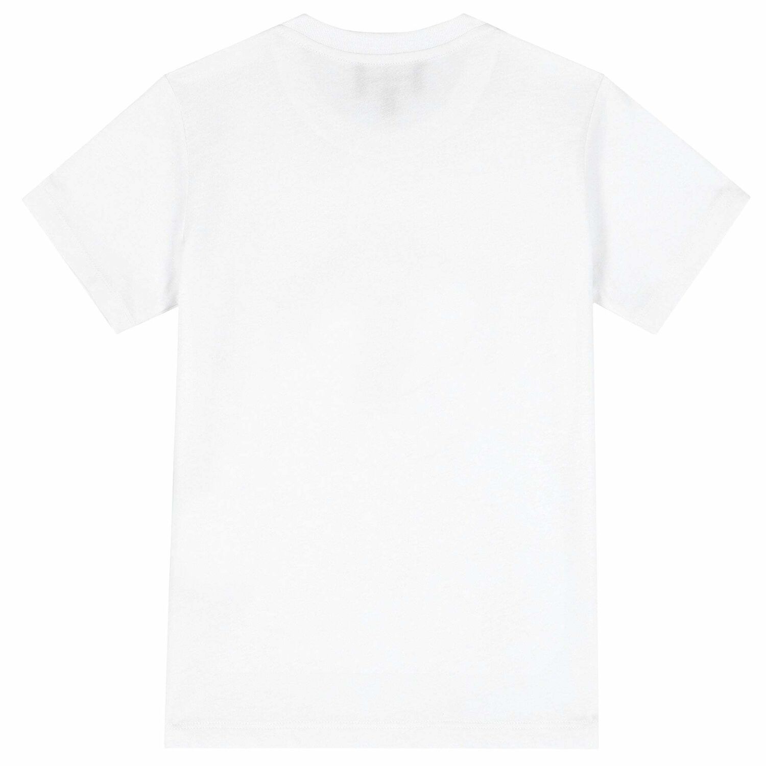 Boys White Logo T-Shirt, 1, hi-res