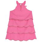 Pink Logo Diamante Dress , 1, hi-res