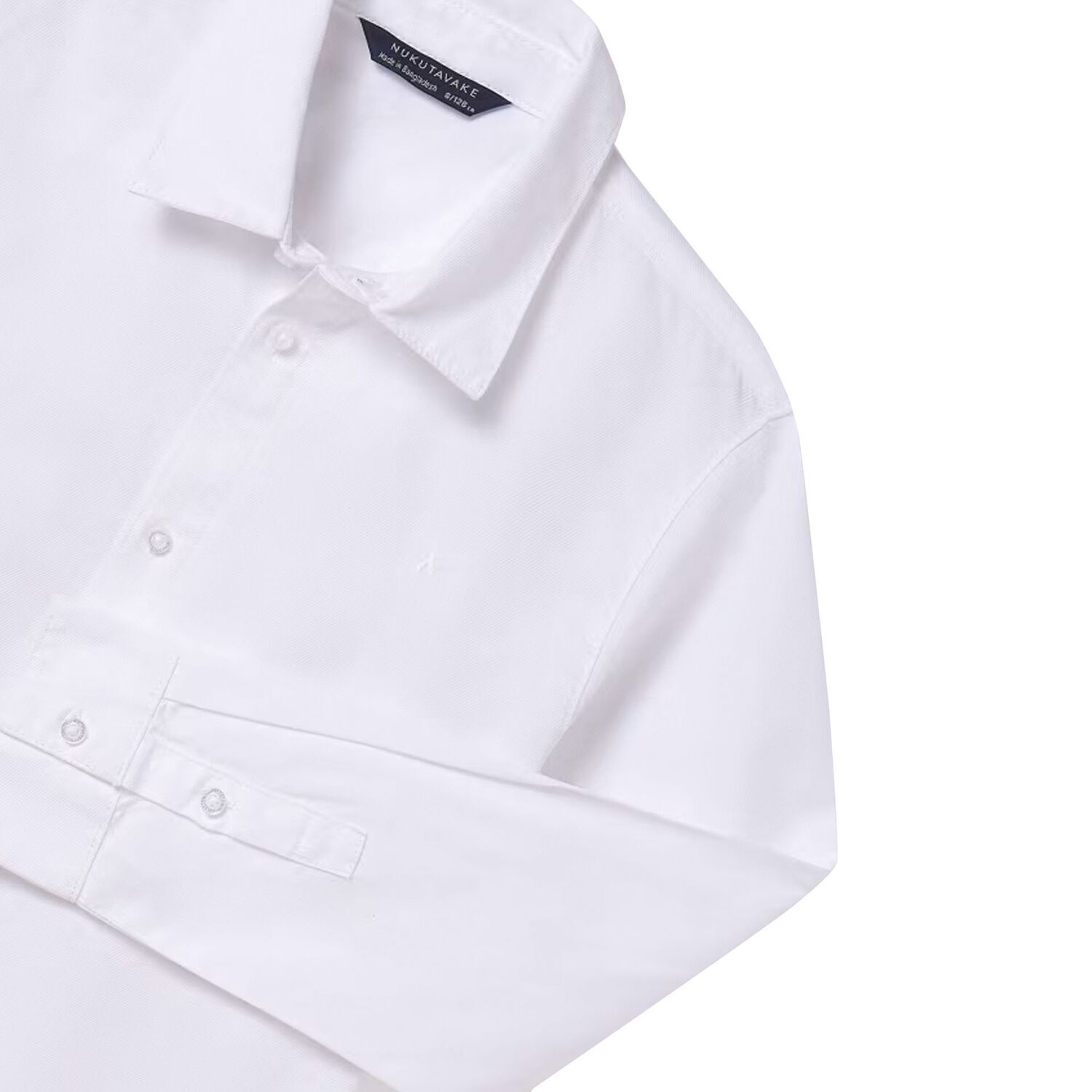 Boys White Long Sleeve Shirt, 1, hi-res image number null