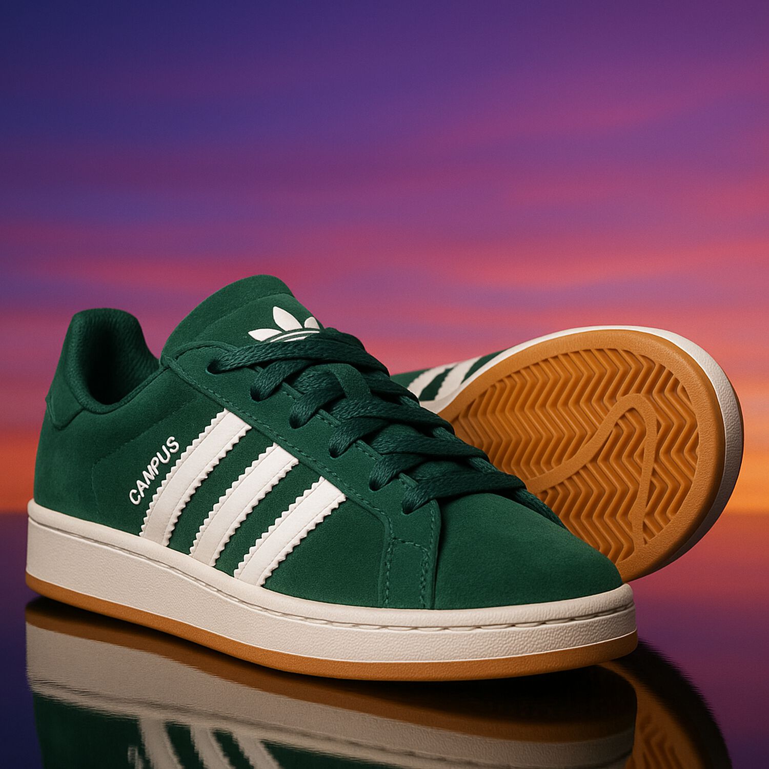 Green Campus 00s Trainers, 1, hi-res