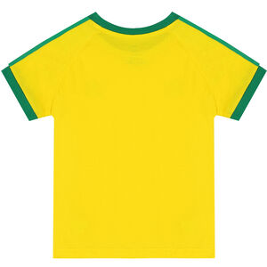 Yellow 3-Stripes Logo T-Shirt