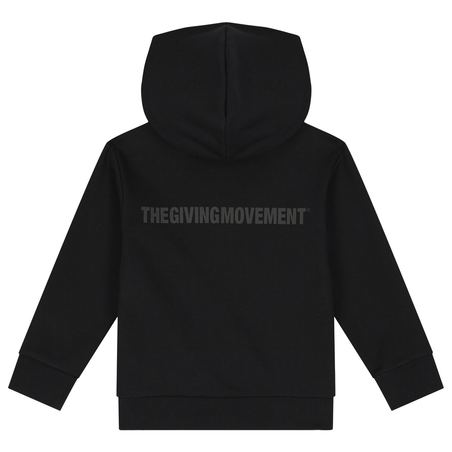 هودي بسحاب بالشعار باللون الاسود, 3, hi-res