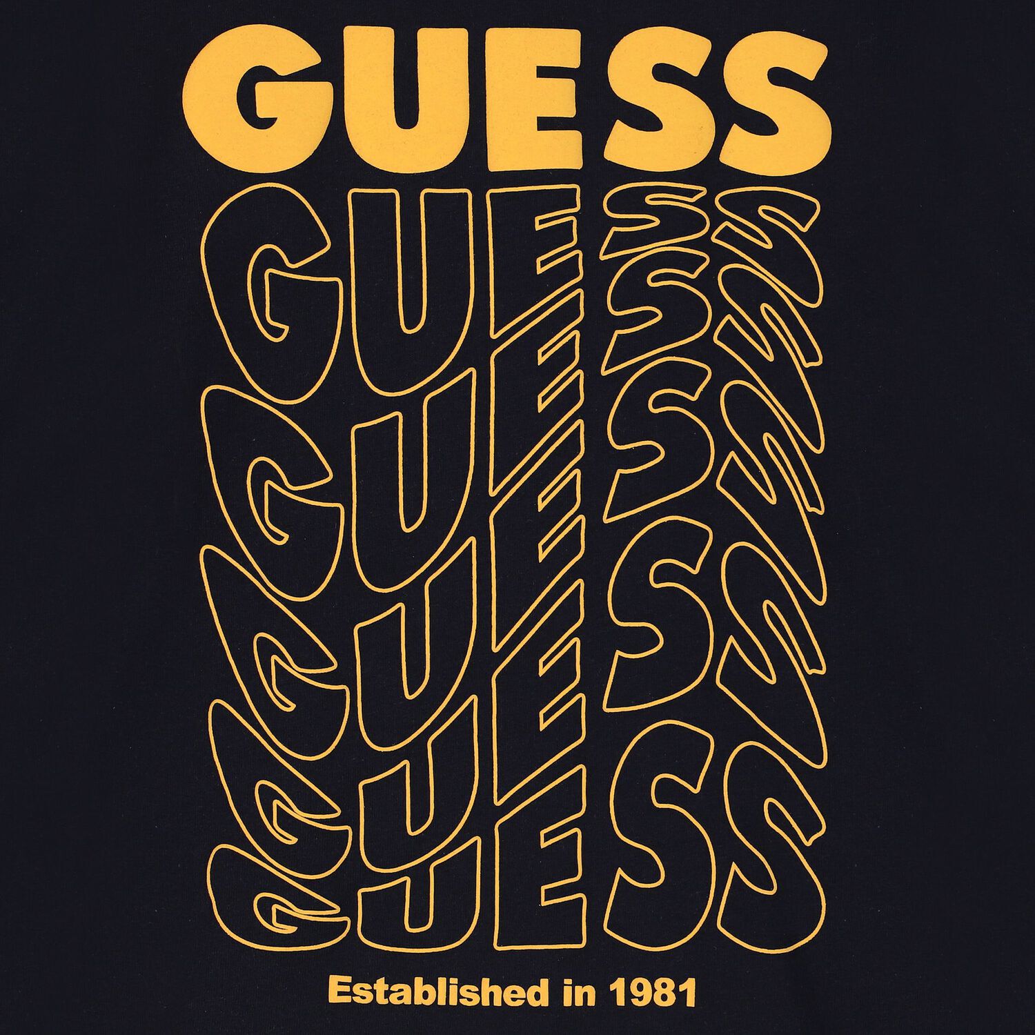 توب أولاد بأكمام بالشعار باللون الكحلى, 1, hi-res