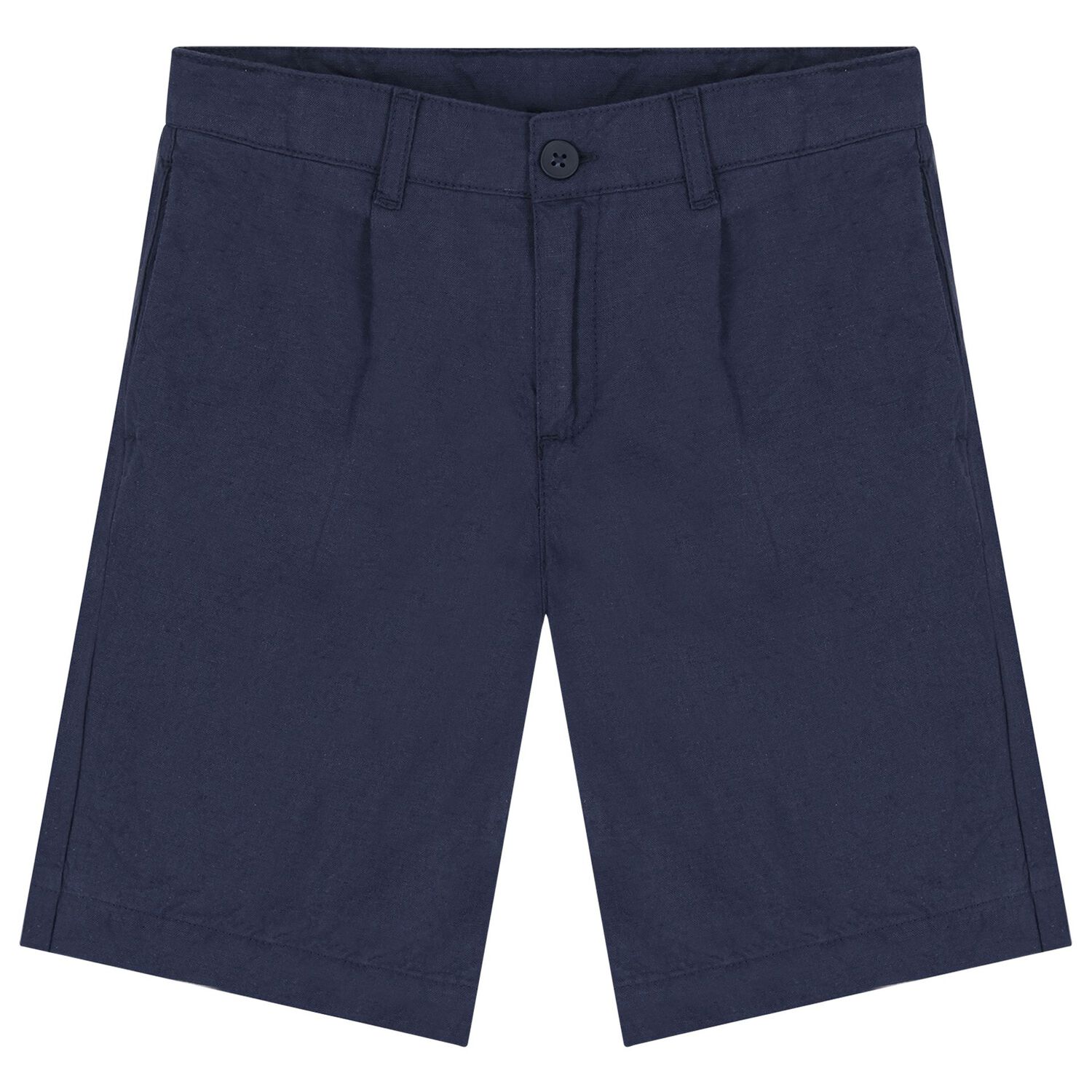 Boys White & Navy Blue Shorts Set, 3, hi-res
