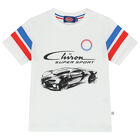 Younger Boys White Sports Car T-Shirt, 1, hi-res