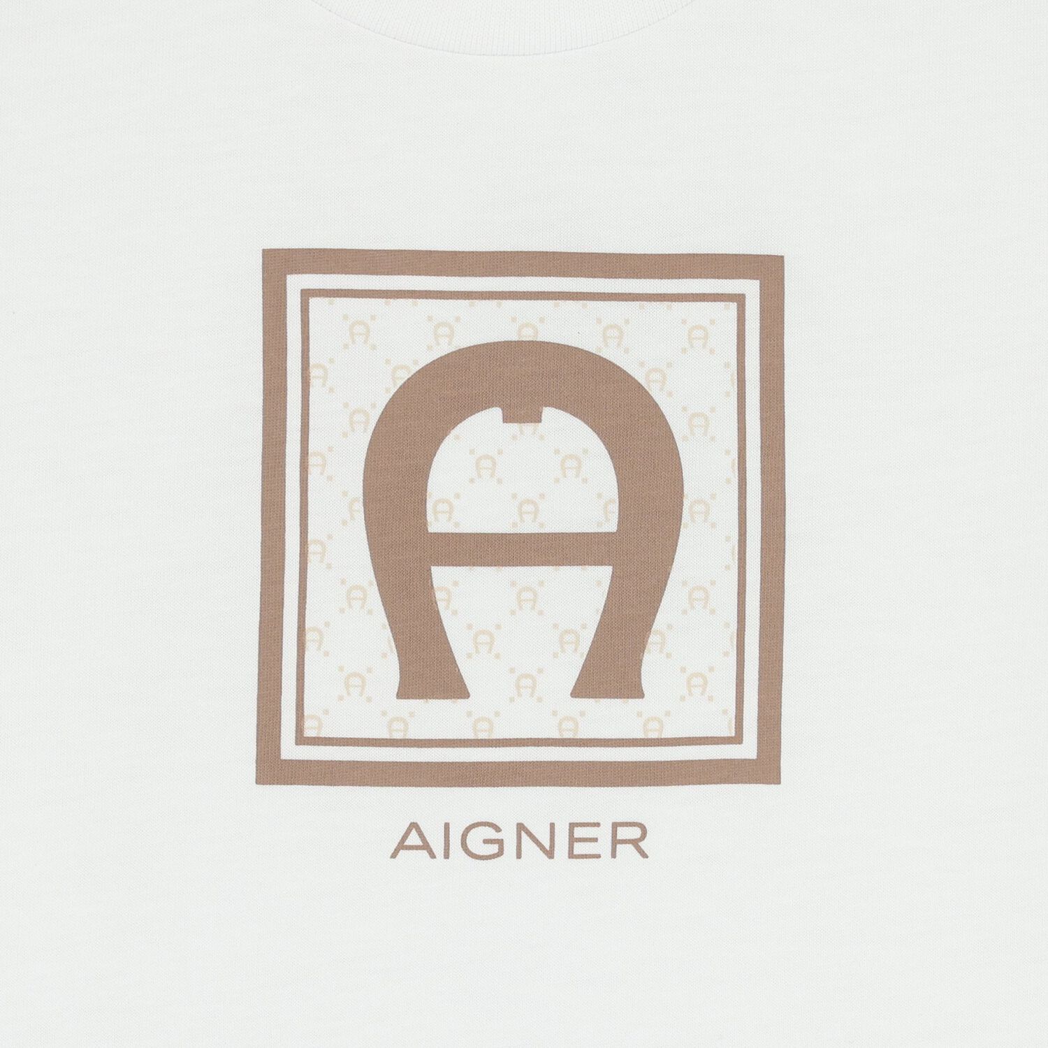 Younger Boys White Logo T-Shirt, 2, hi-res