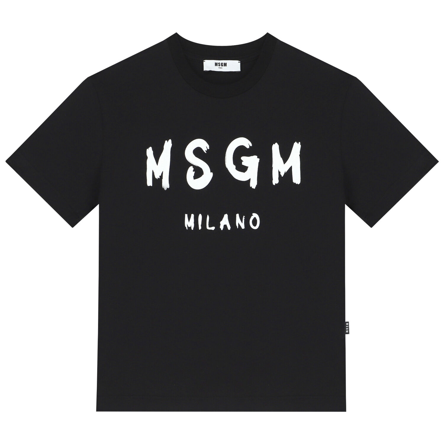 تيشيرت بالشعار باللون الاسود والابيض, 4, hi-res