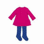 Girls Pink Rainbow Dress, 1, hi-res