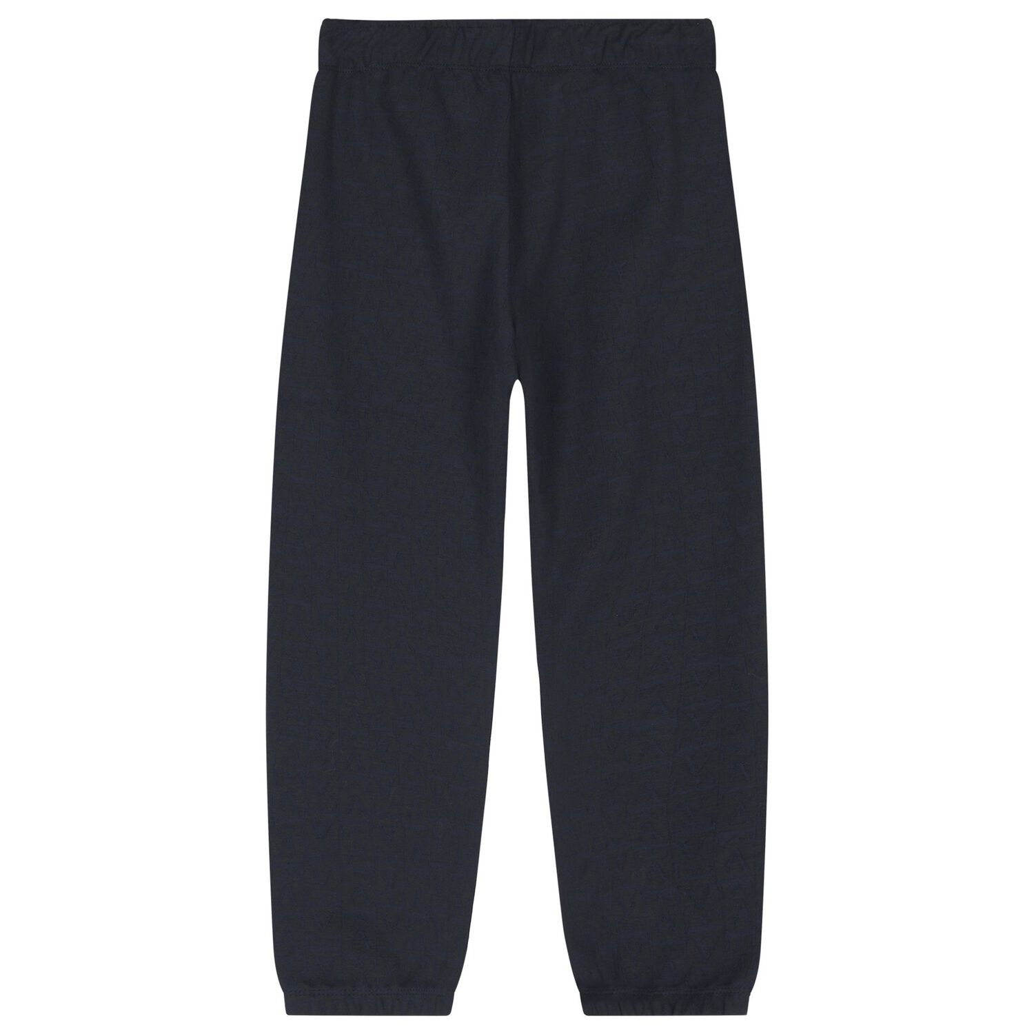Boys Navy Blue Jacquard Logo Tracksuit, 1, hi-res