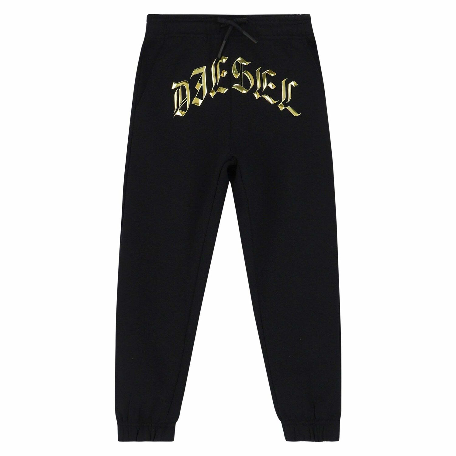 Black & Gold Logo Joggers, 1, hi-res image number null