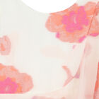 فستان مطرز بطبعة الزهور باللون العاجي, 1, hi-res