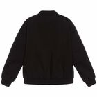 جاكيت بالشعار باللون الاسود للاولاد, 1, hi-res
