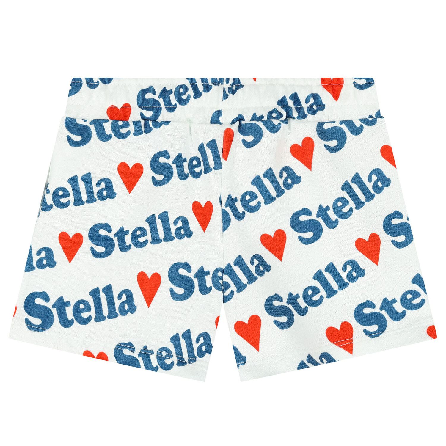 شورت بنات بالشعار باللون العاجي, 1, hi-res image number null