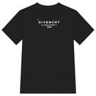 Girls Black Logo T-Shirt Dress, 1, hi-res