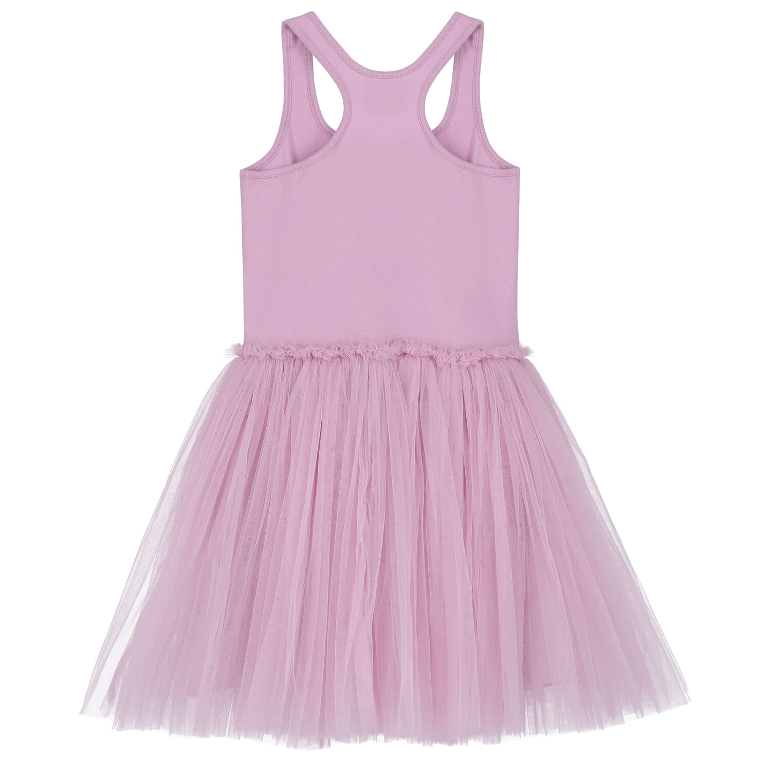 Girls Lilac Embellished Tulle Dress, 1, hi-res image number null