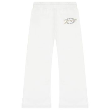 Girls Ivory Logo Joggers