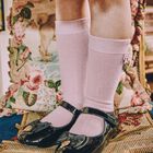 حذاء  بنات باليرينا بفيونكة باللون الاسود , 2, hi-res