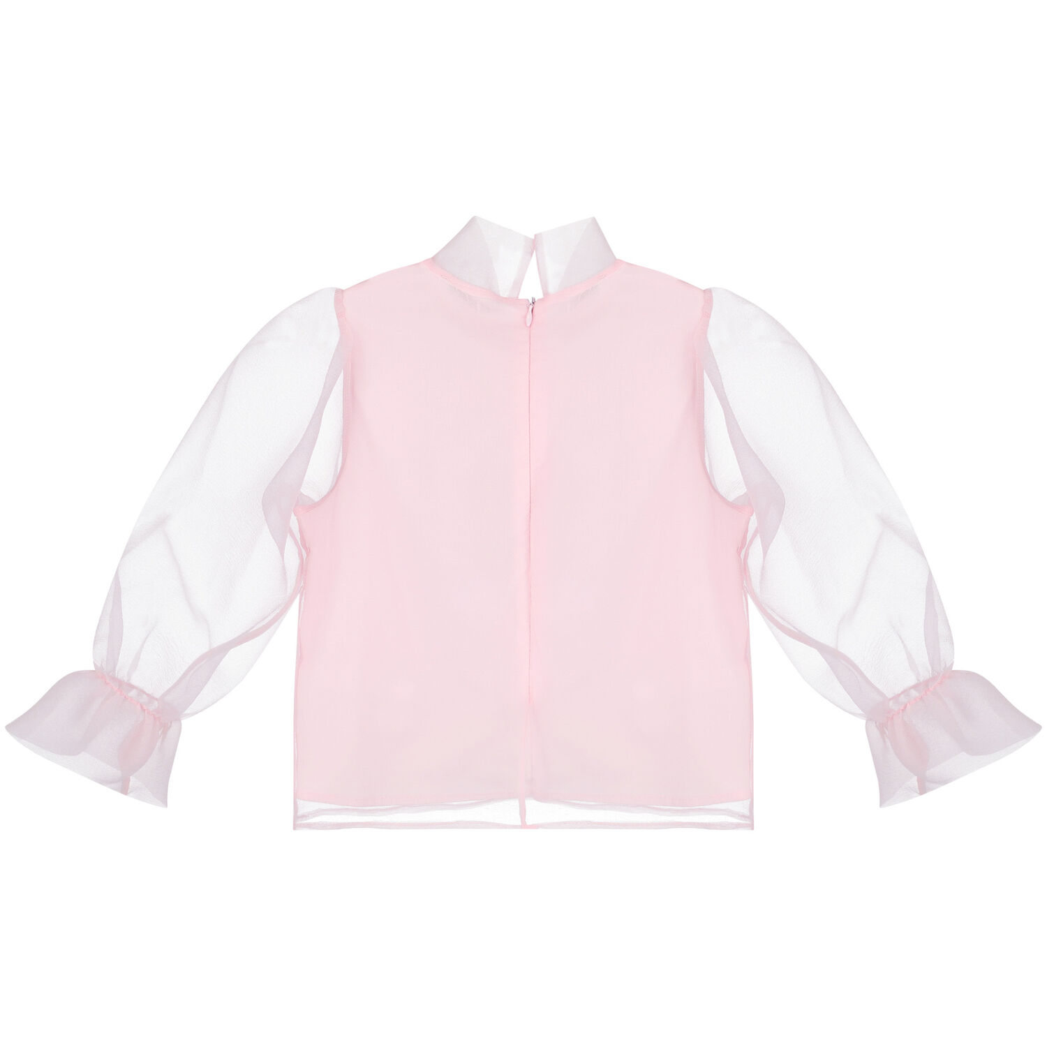 طقم تنورة أورجانزا باللون الوردي, 1, hi-res