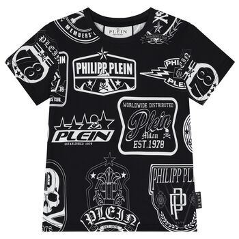 Boys Black Logo T-Shirt
