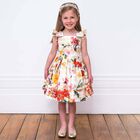 Girls Floral Print Dress, 1, hi-res