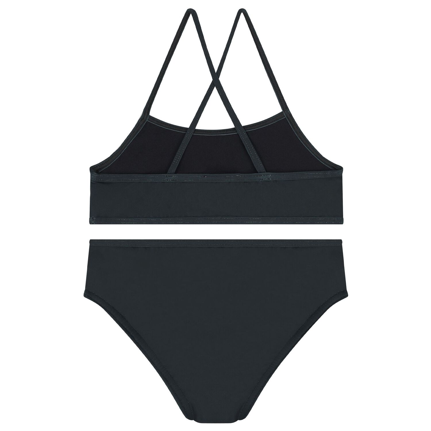 Girls Black Cherry & Teddy Bear Bikini , 1, hi-res