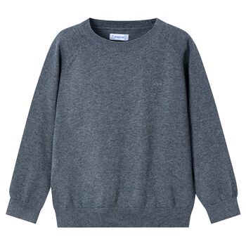 Mayoral Boys Blue Logo Sweatshirt, 2 Boys Blue Logo Sweatshirt