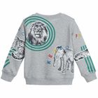 Kenzo Kids Boys Grey Logo Sweatshirt