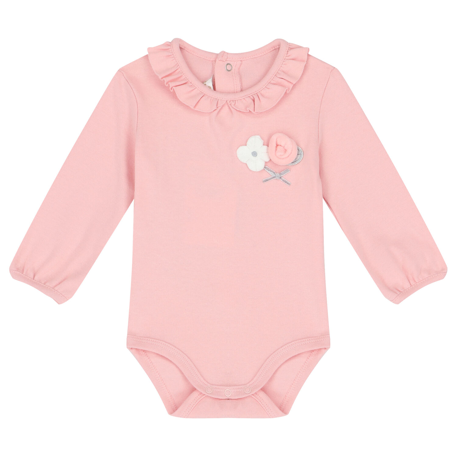 Baby Girls Pink 3 Piece Bodysuit & Tutu Set, 2, hi-res image number null