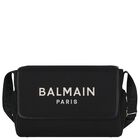 حقيبة تغيير حفاضات الأطفال بشعار باللونين الأبيض والأسود, 1, hi-res