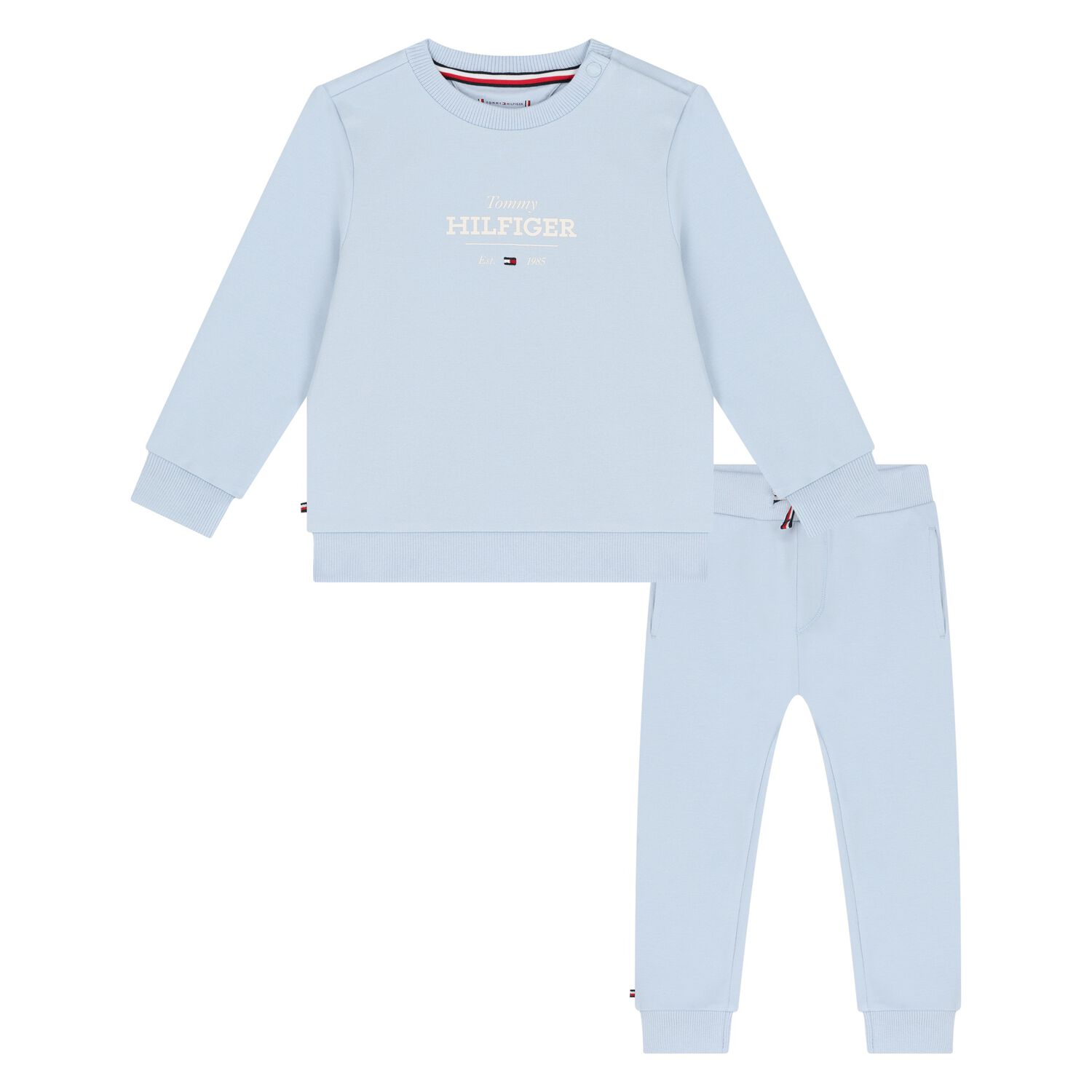 Baby Boys Blue Logo Tracksuit, 2, hi-res