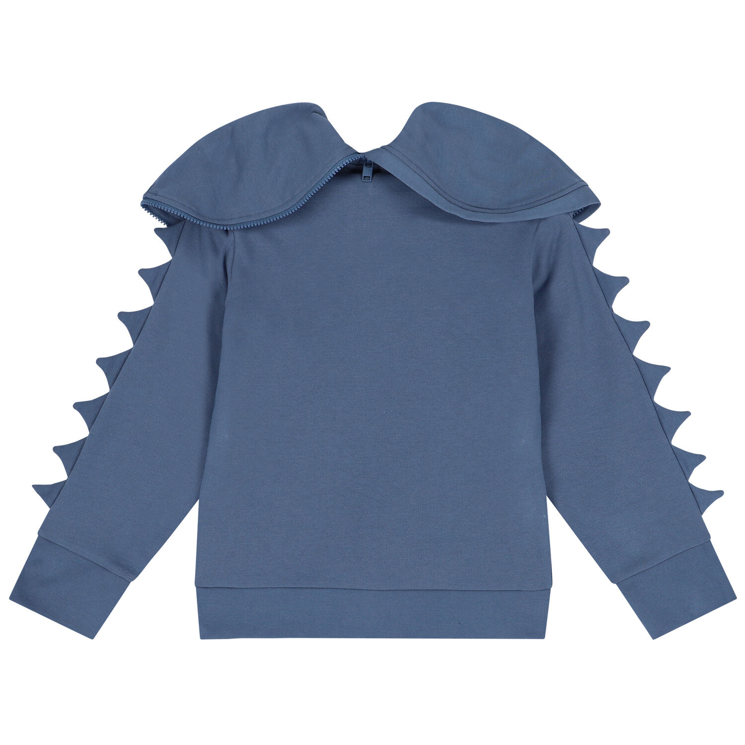 توب هودى أولاد بسحاب باللون الازرق, 1, hi-res