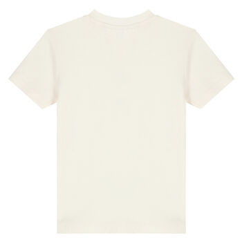 Ivory Apple Logo T-Shirt