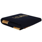 بطانية بشعار خريطة باللون الكحلي والبيج, 1, hi-res